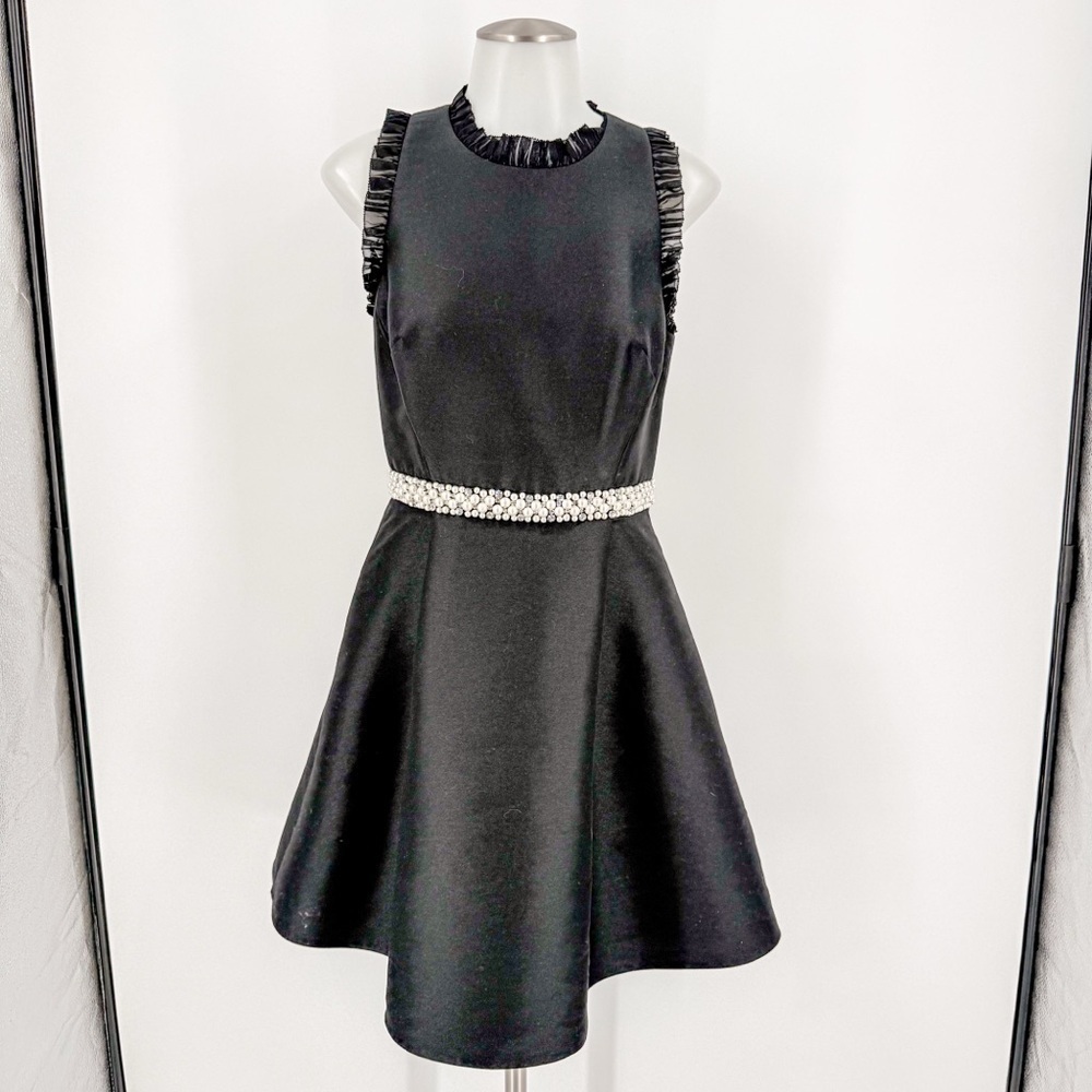 Kate Spade Pearl Crystal Mikado Dress - Picture 3 of 12